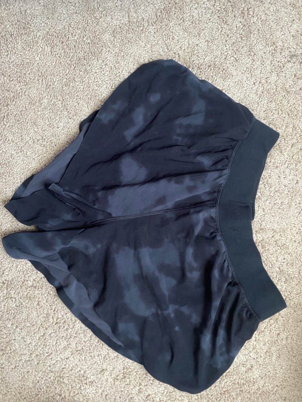 Black sports shorts